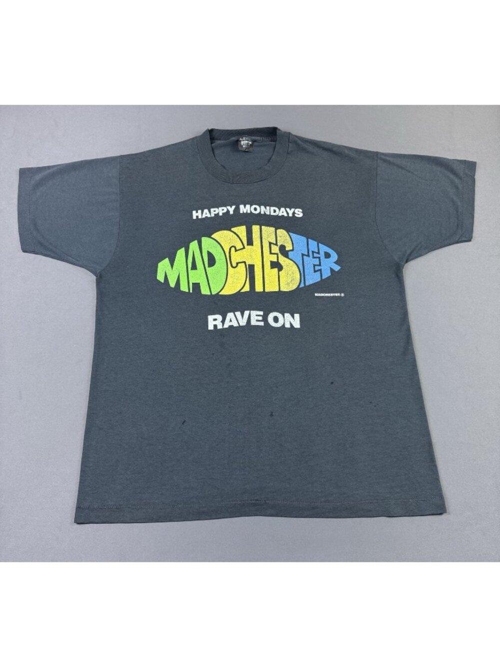 Super Rare Madchester Happy Mondays Rave On Sun Fade Screen Stars XL Promo Tour